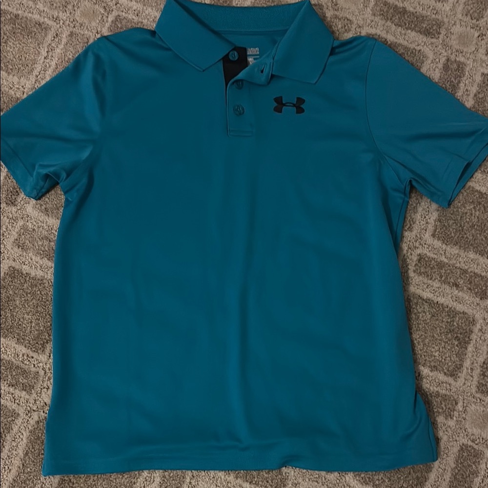 Under Armour Boys' Teal Polo Shirt